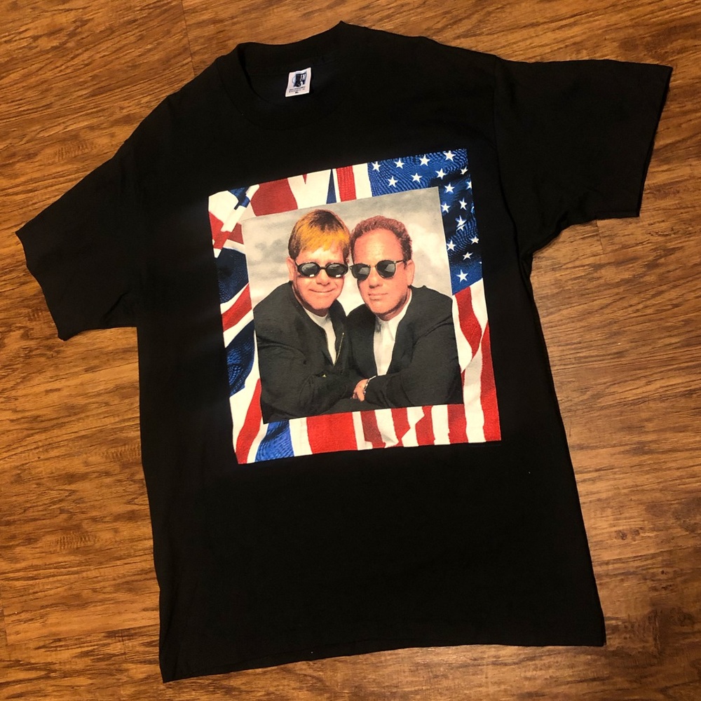 Vintage Elton John & Billy Joel Concert Tee
